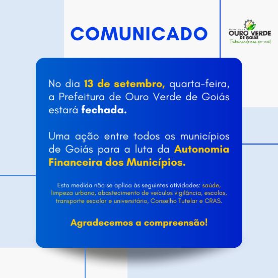 Prefeitura Municipal De Ouro Verde GO